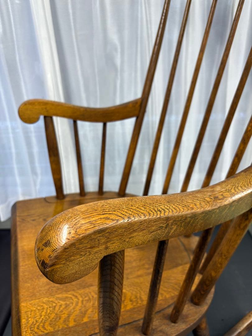 ヴィンテージ ロッキングチェア 飛騨産業 キツツキマーク 旧ロゴ