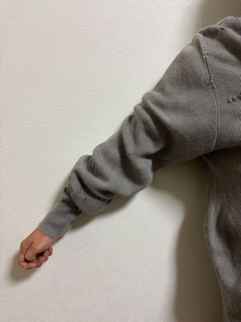 hy0825　 RESURRECTION ダメージ加工 カーディガン