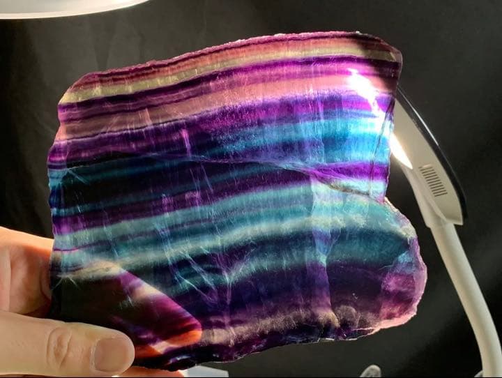 ALLSALE☆超透明☆美グラデーション・フローライト プレート