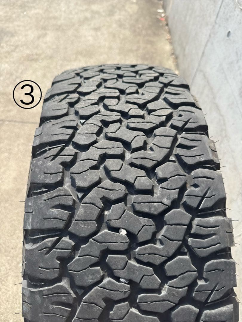 FJクルーザー　タイヤセット　BFグットリッチKO2 265/70/R17