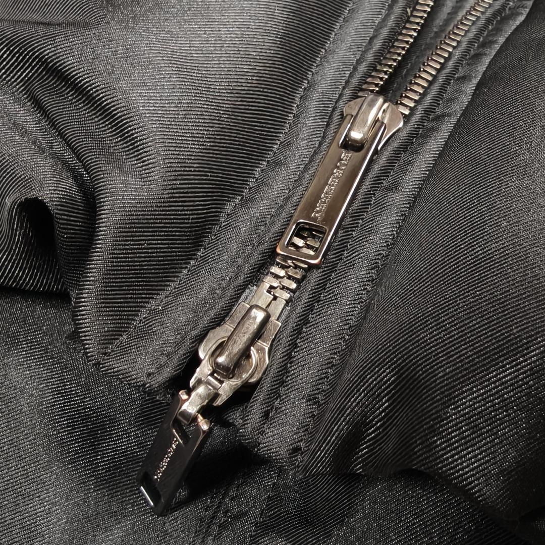 極美品 バーバリーロンドン ダウンジャケット 38 ノバチェック 黒 フォックス