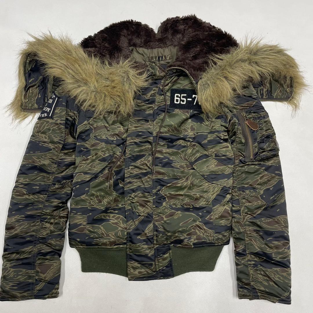 美品 HYSTERIC GLAMOUR ヒステリックグラマー N-2B カモ