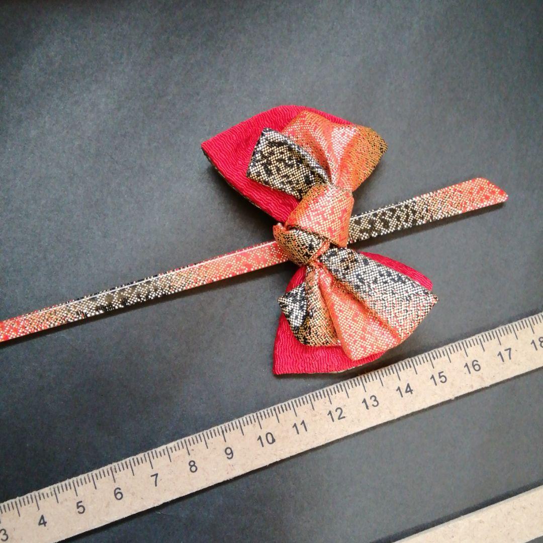 かんざしと、和紙水引お正月飾りセット(27×24㎝)