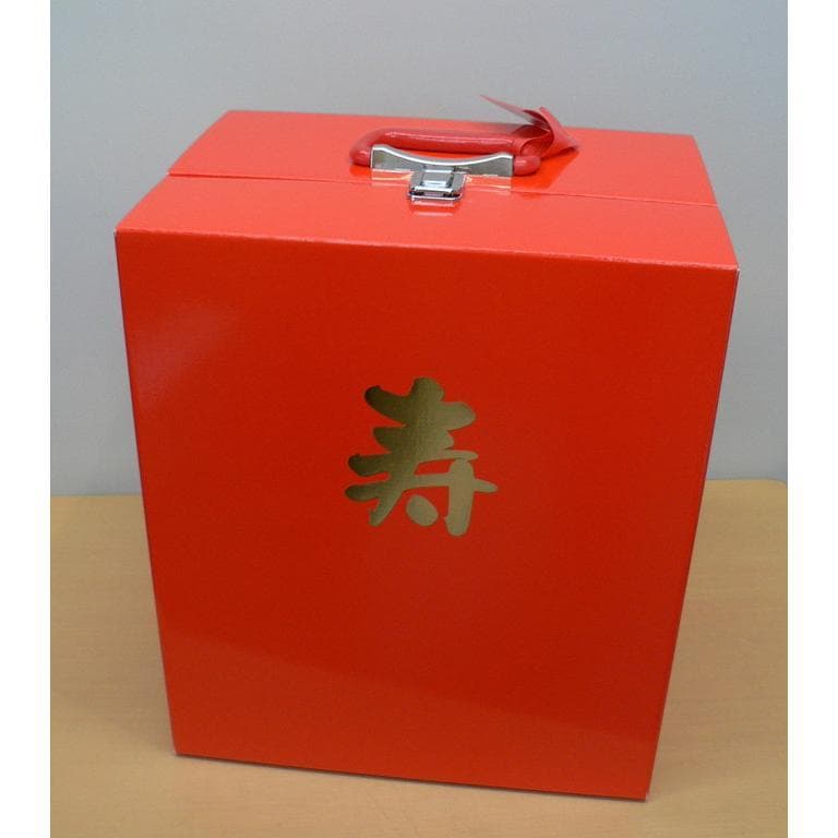 七五三、3歳用、Ｓサイズ祝帯ハコセコセット。13、金地に手鞠柄。