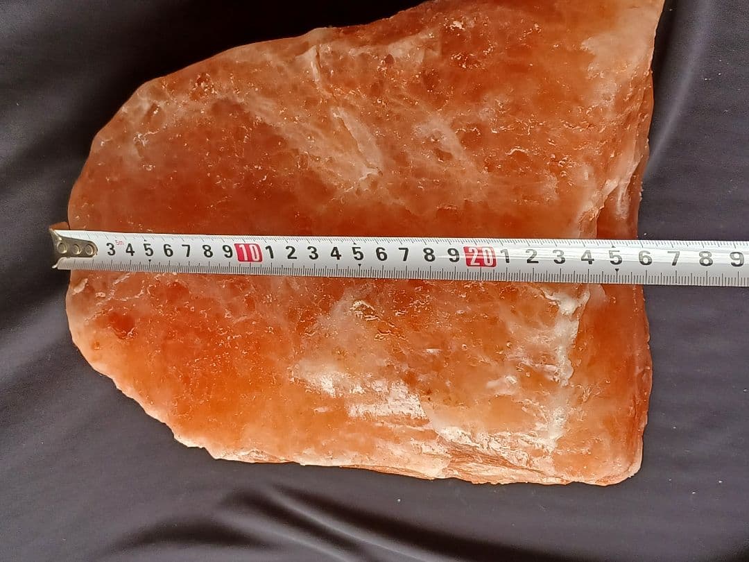 ヒマラヤ岩塩 置物 ピンク　ランプ