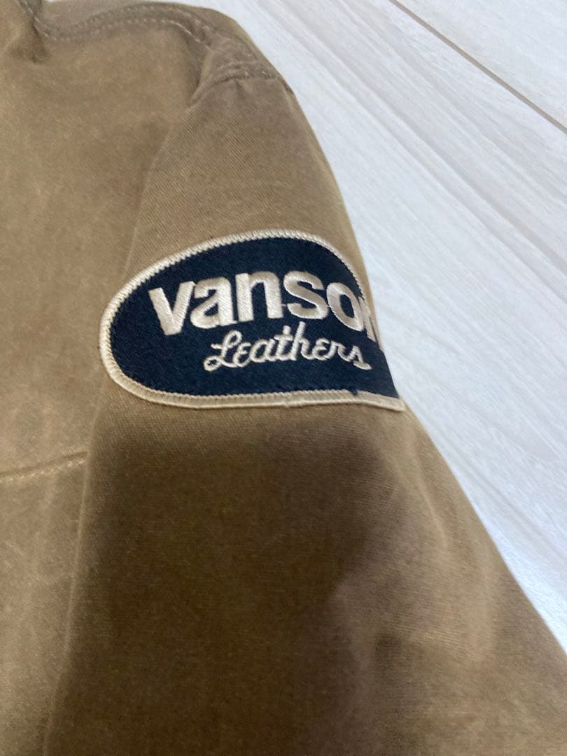 バンソン ボーダー オイルドコットン ライダースジャケット ストーマートライアル