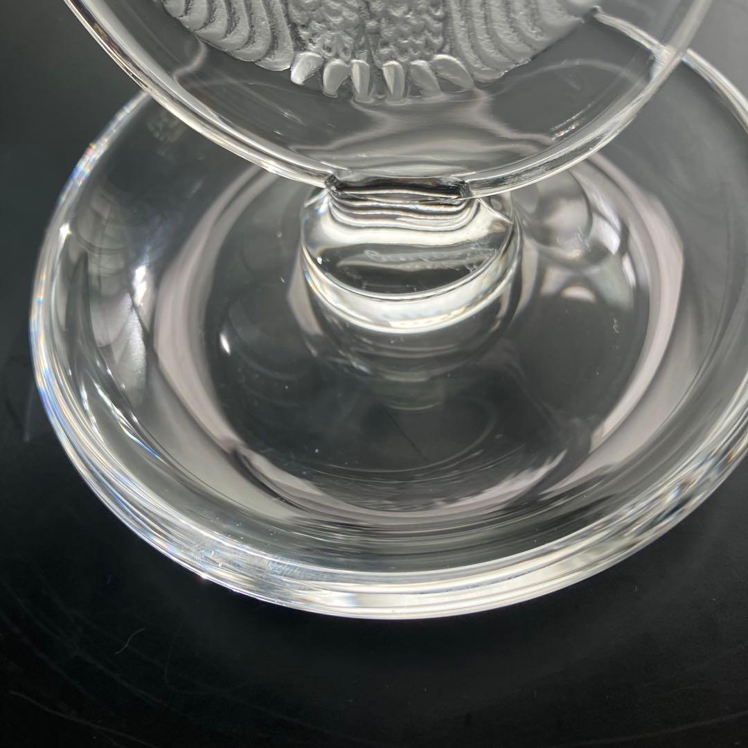 ルネ・ラリック　イーグル　翼を広げた鷲のリングトレイ