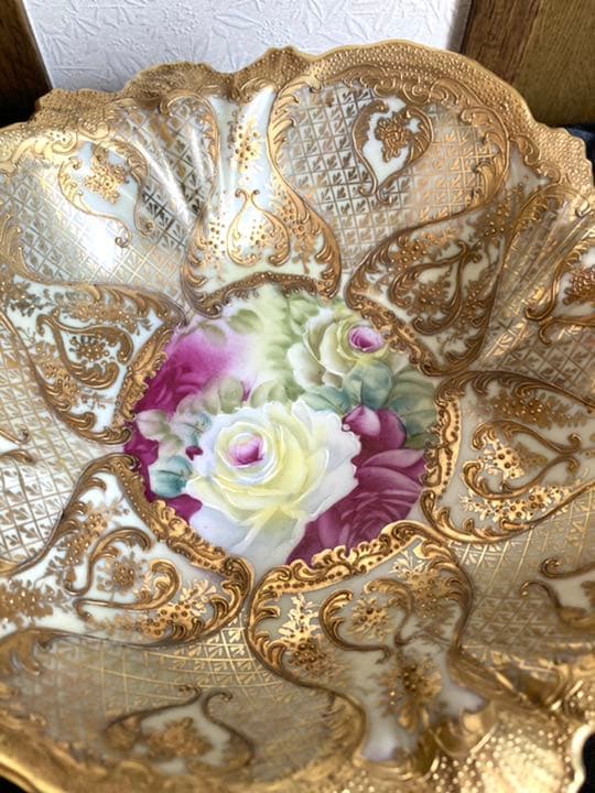 美品❗️希少❗️薔薇お皿