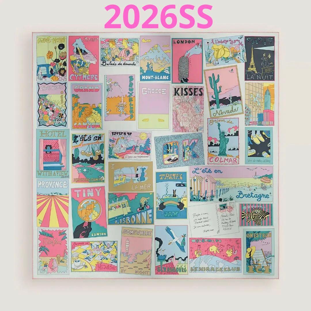 新作　HERMES エルメス　カレ 90 《お気に入りの場所》