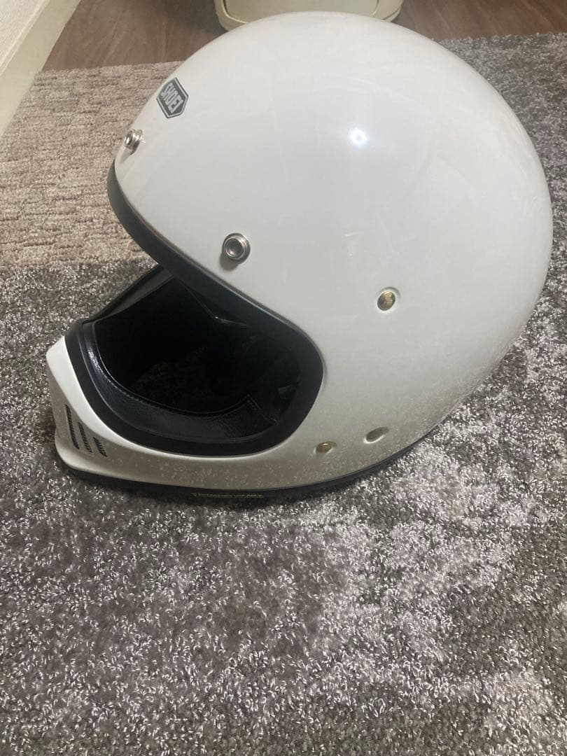 新品未使用品EX-ZERO ヘルメット オフホワイト Mサイズ