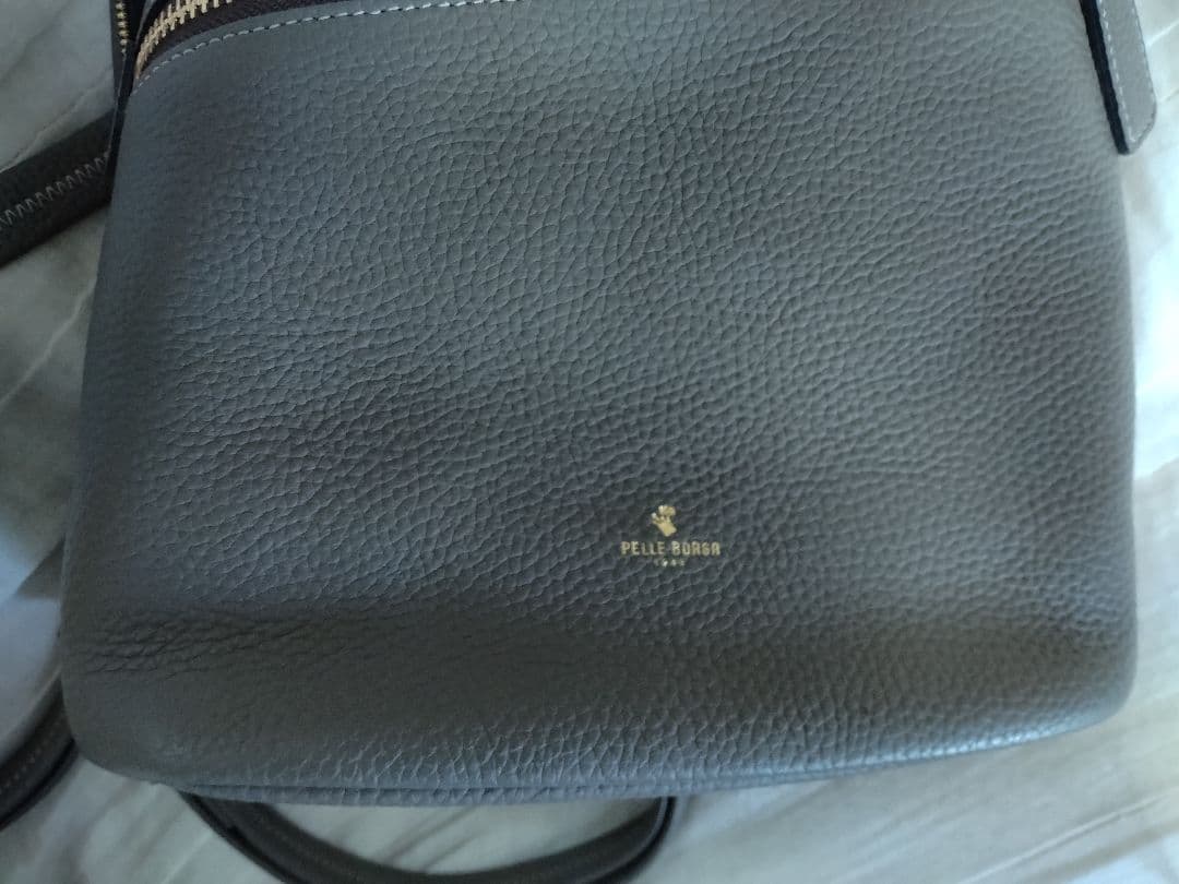 PELLE BORSA シボレザーリュック*グレージュ