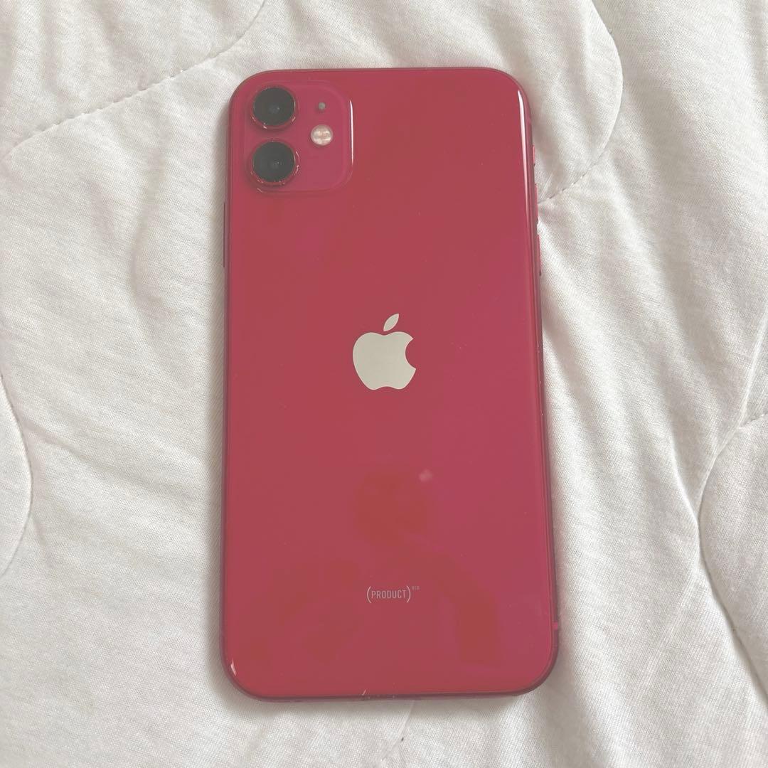 iPhone11 RED 256gb simフリー