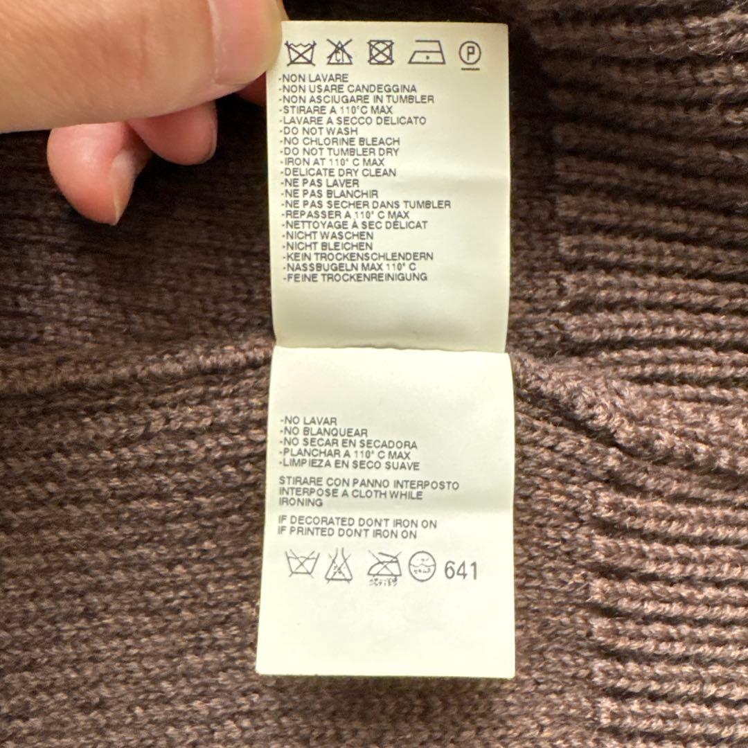 09AW マルジェラ　カーディガン　ニット　ブラウン　ここのえタグ