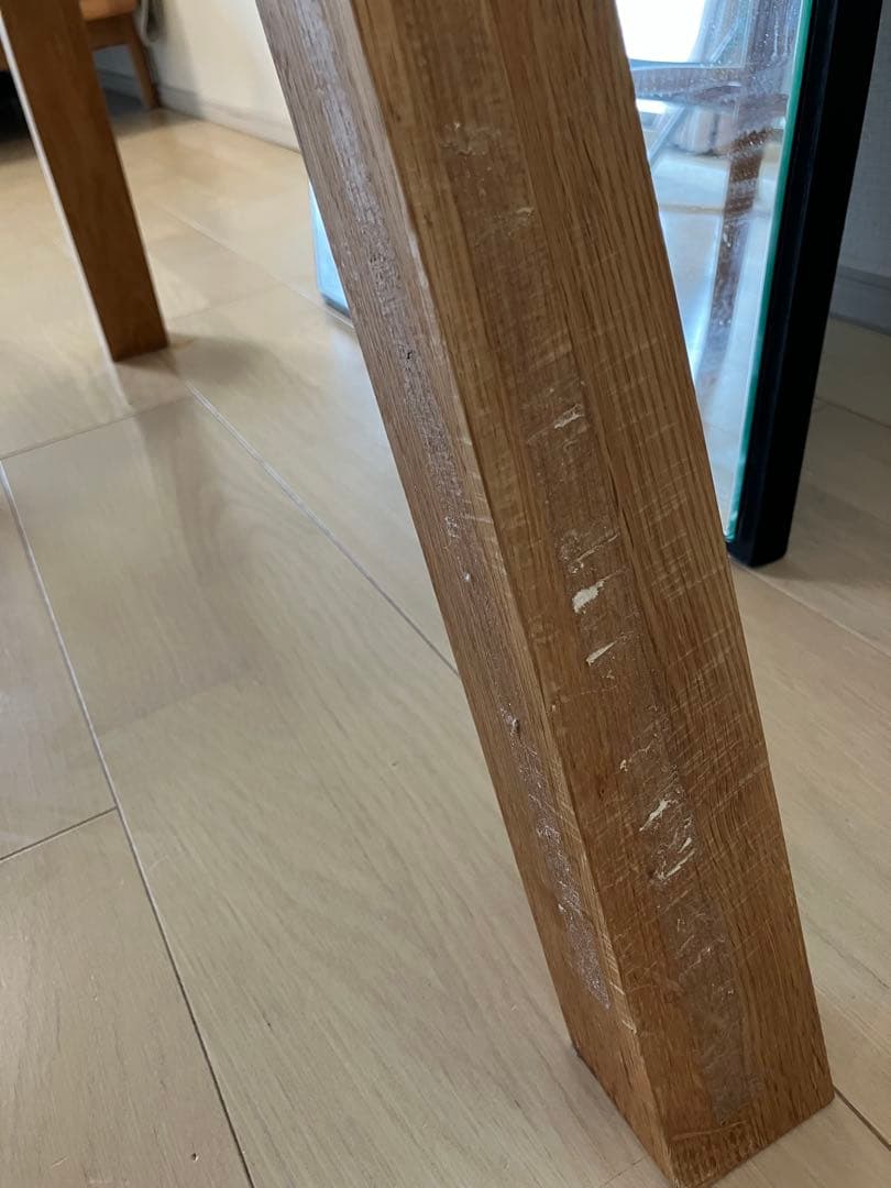 （商品説明必読です）ウニコ unico エレムト　ダイニングテーブル140㎝