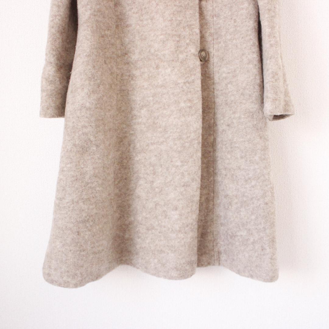koibito misaki 変形ウールコート Lサイズ ベージュ ビッグカラー