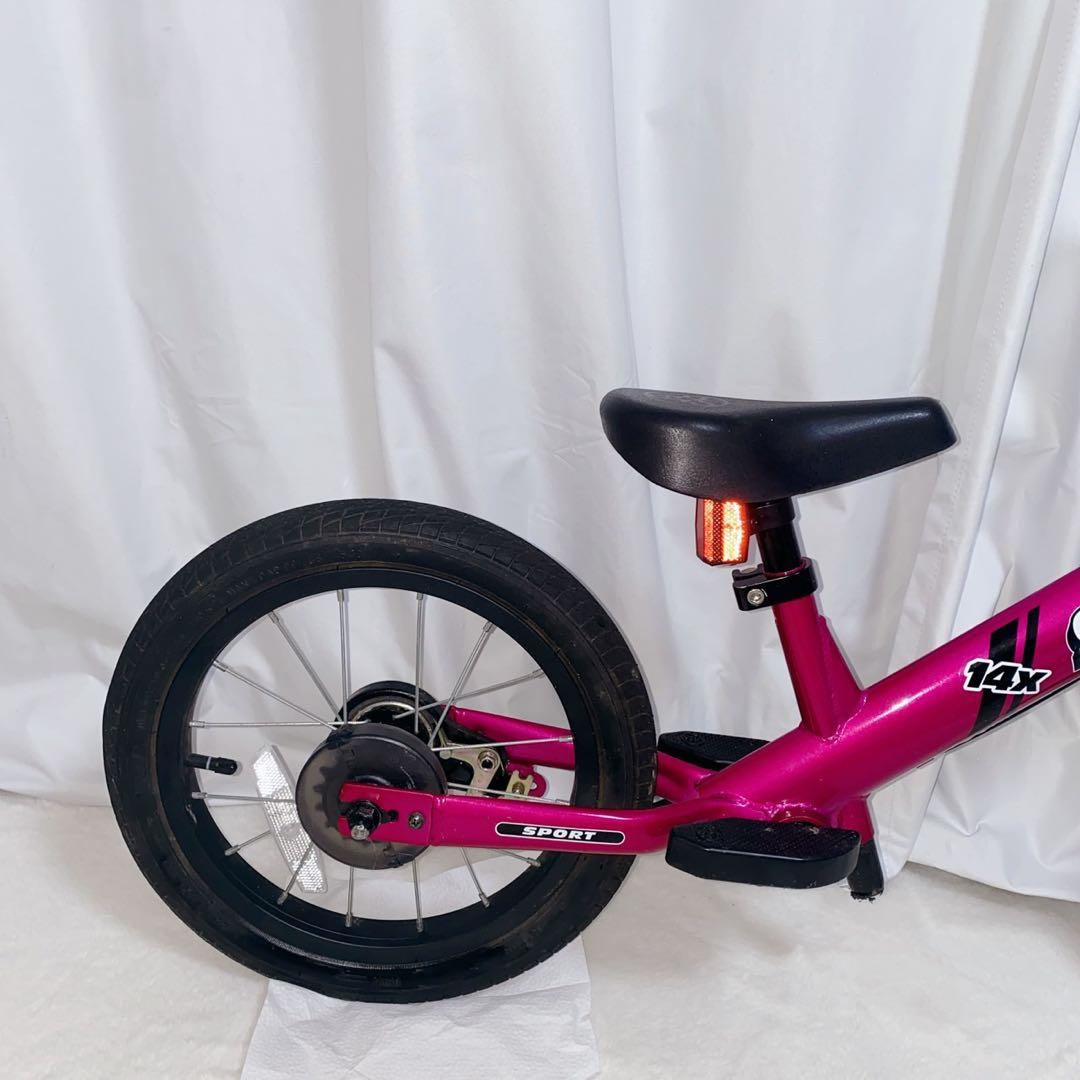 【★未使用級★】ストライダー 14x 14インチ　ピンク　キッズバイク