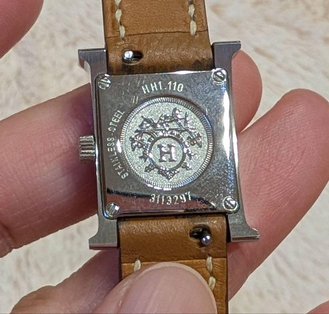 HERMES 時計 エルメス Hウォッチ シルバー