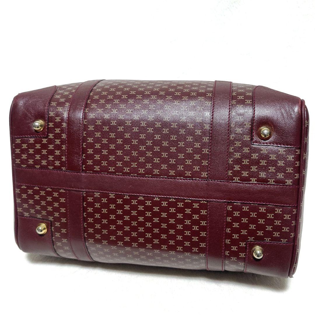 CELINE　ボストンバッグ 旅行 マカダム柄 総柄 レザー ディフュージョン