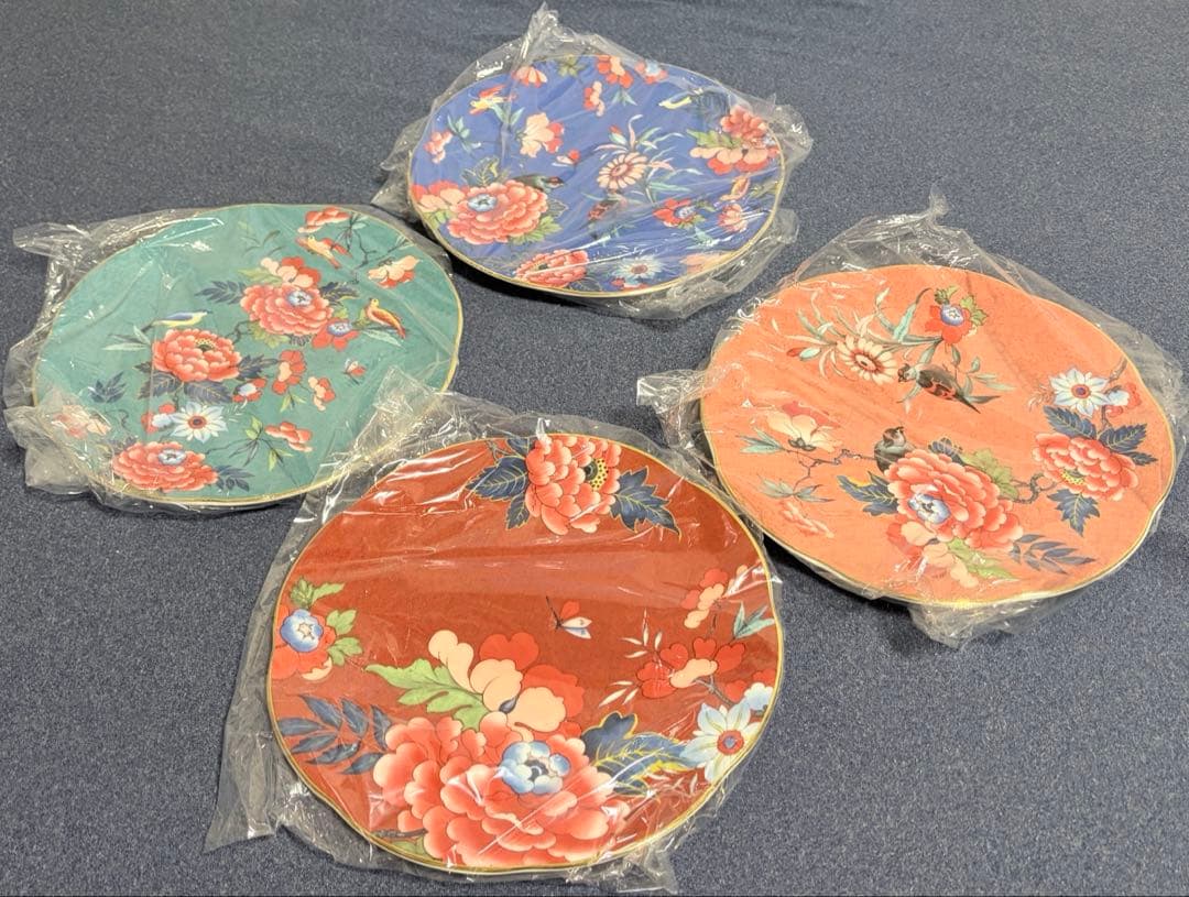 ウェッジウッド　ペオニアブラッシュ　プレート　4枚セット