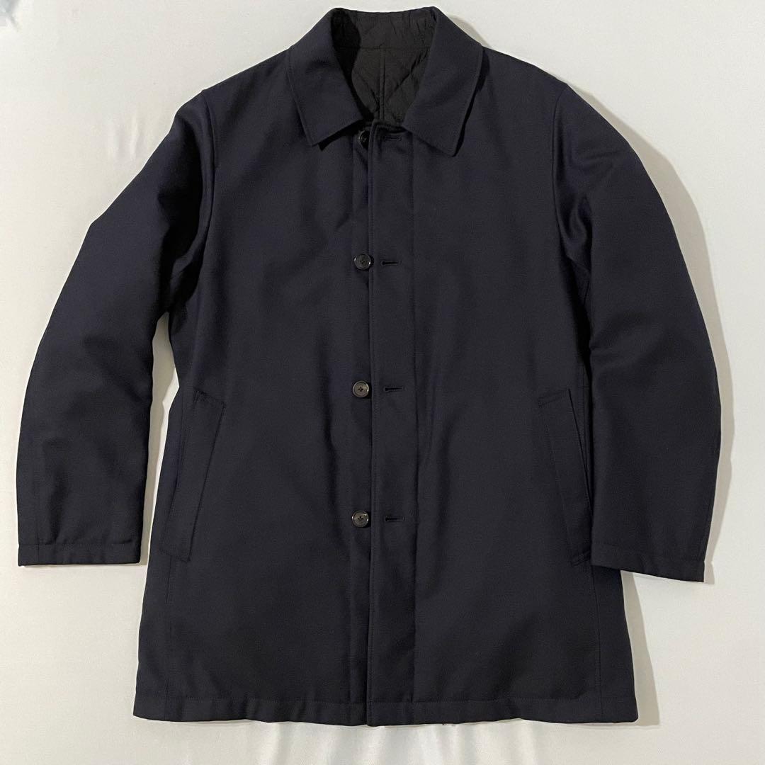 UNITED ARROWS リバーシブル サキソニー ショートステンカラーコート