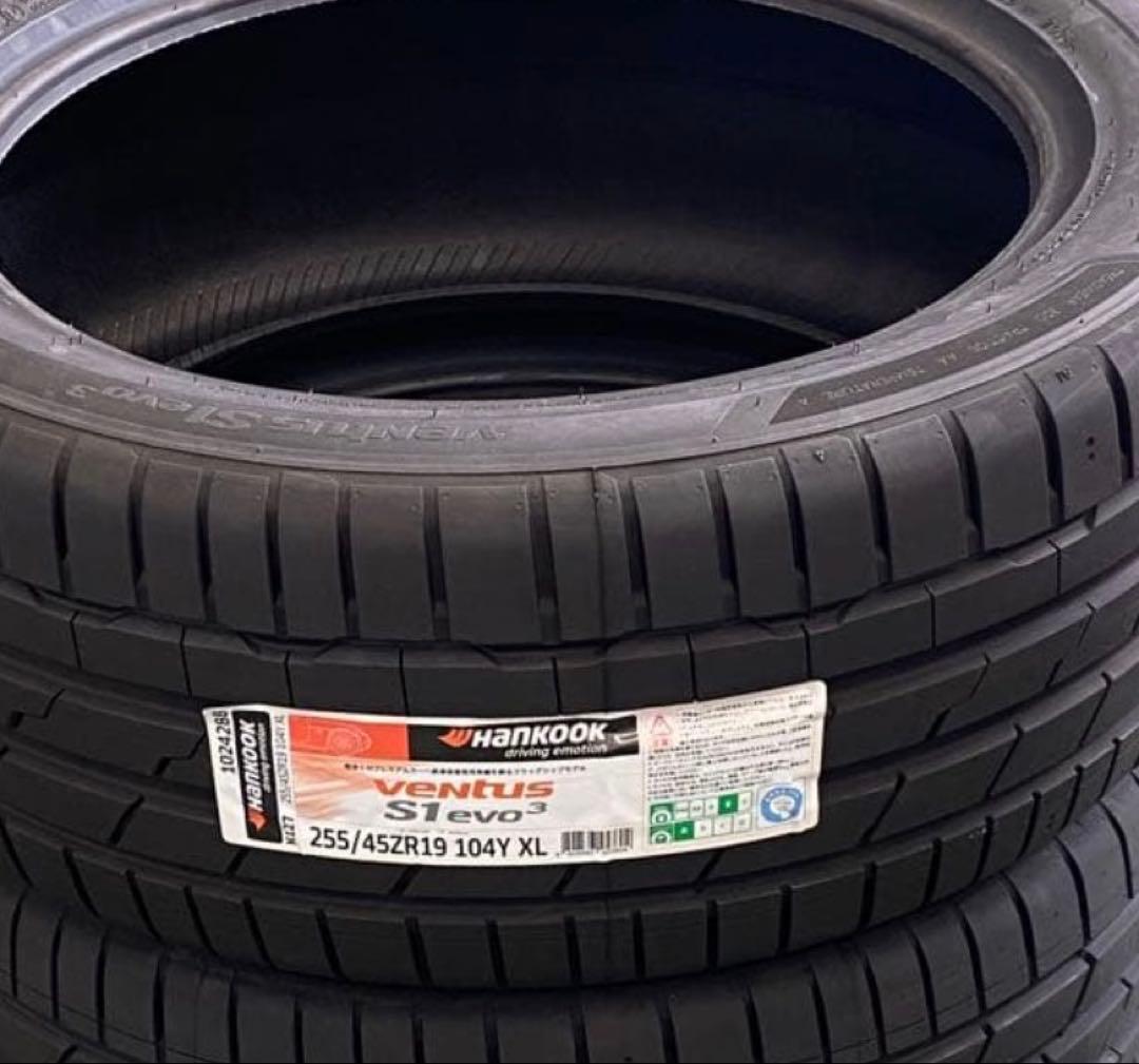 255/45R19 ハンコック ventus S1 evo3 新品　2本