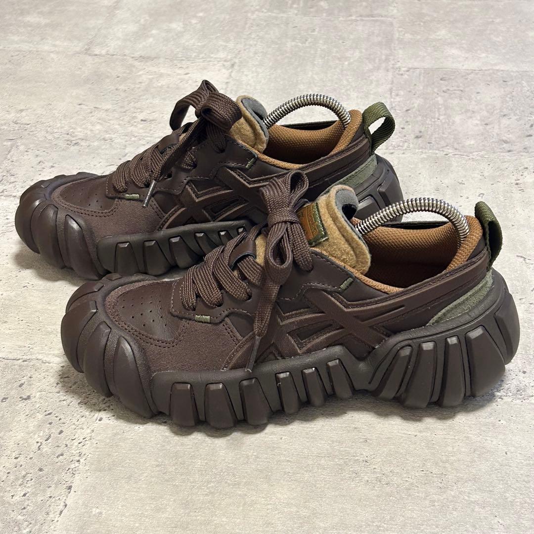 ほぼ新品 オニツカタイガー デンティグレ【23.5cm】エルエス ブラウン