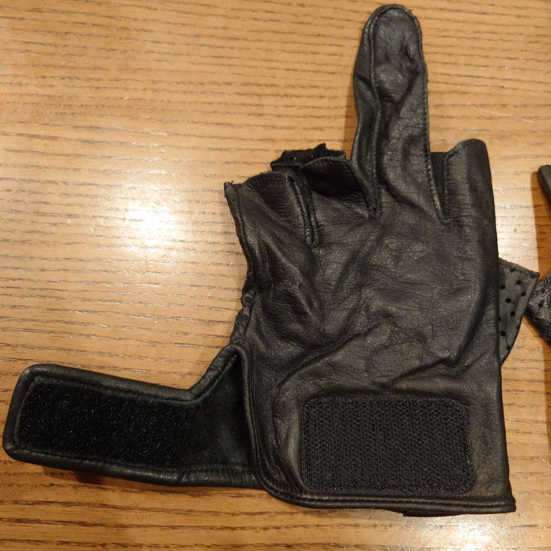 ナンバーナイン　NUMBER (N)INE レザーグローブ　手袋　パンチング