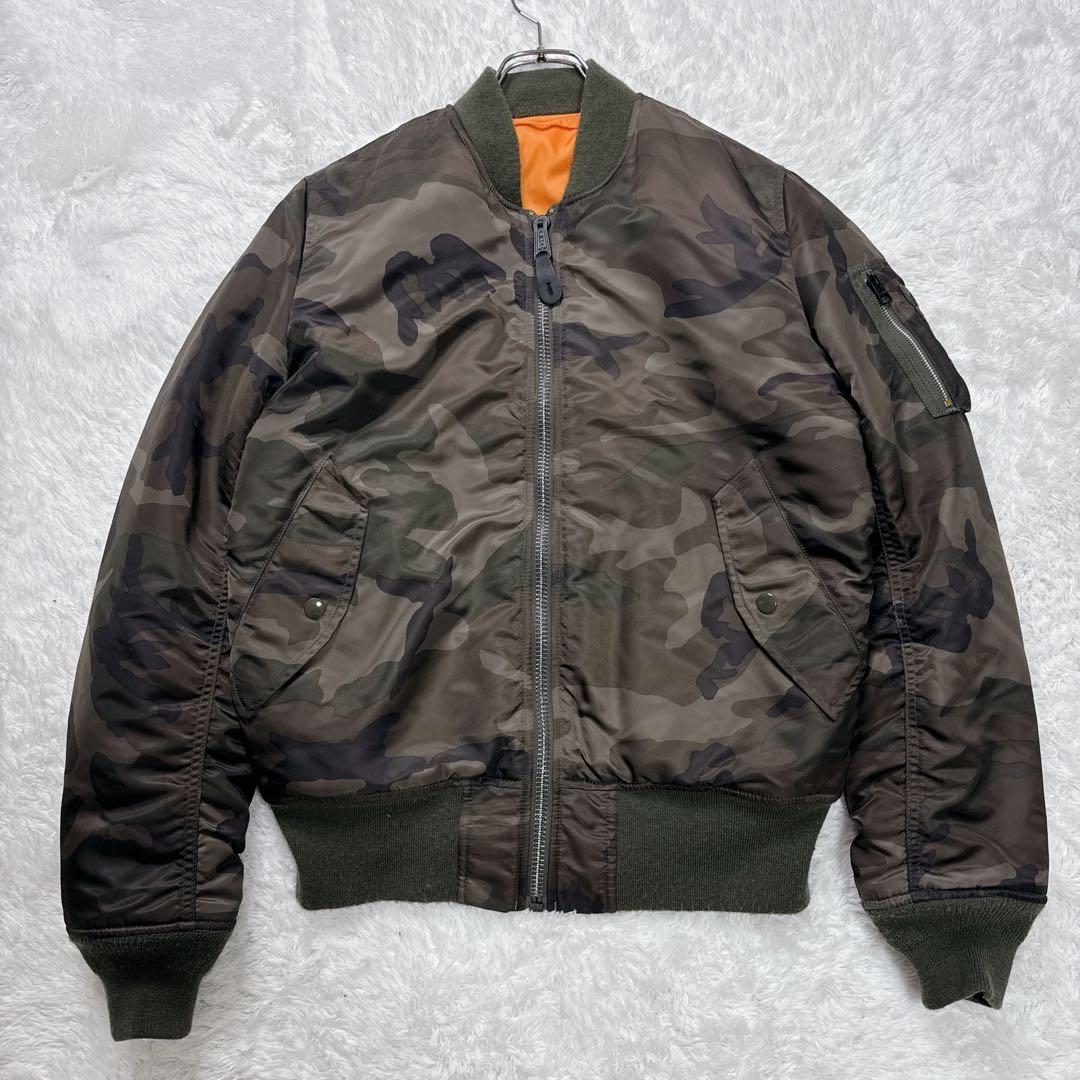 【入手困難】ALPHA INDUSTRIES MA-1 M リバーシブル 迷彩
