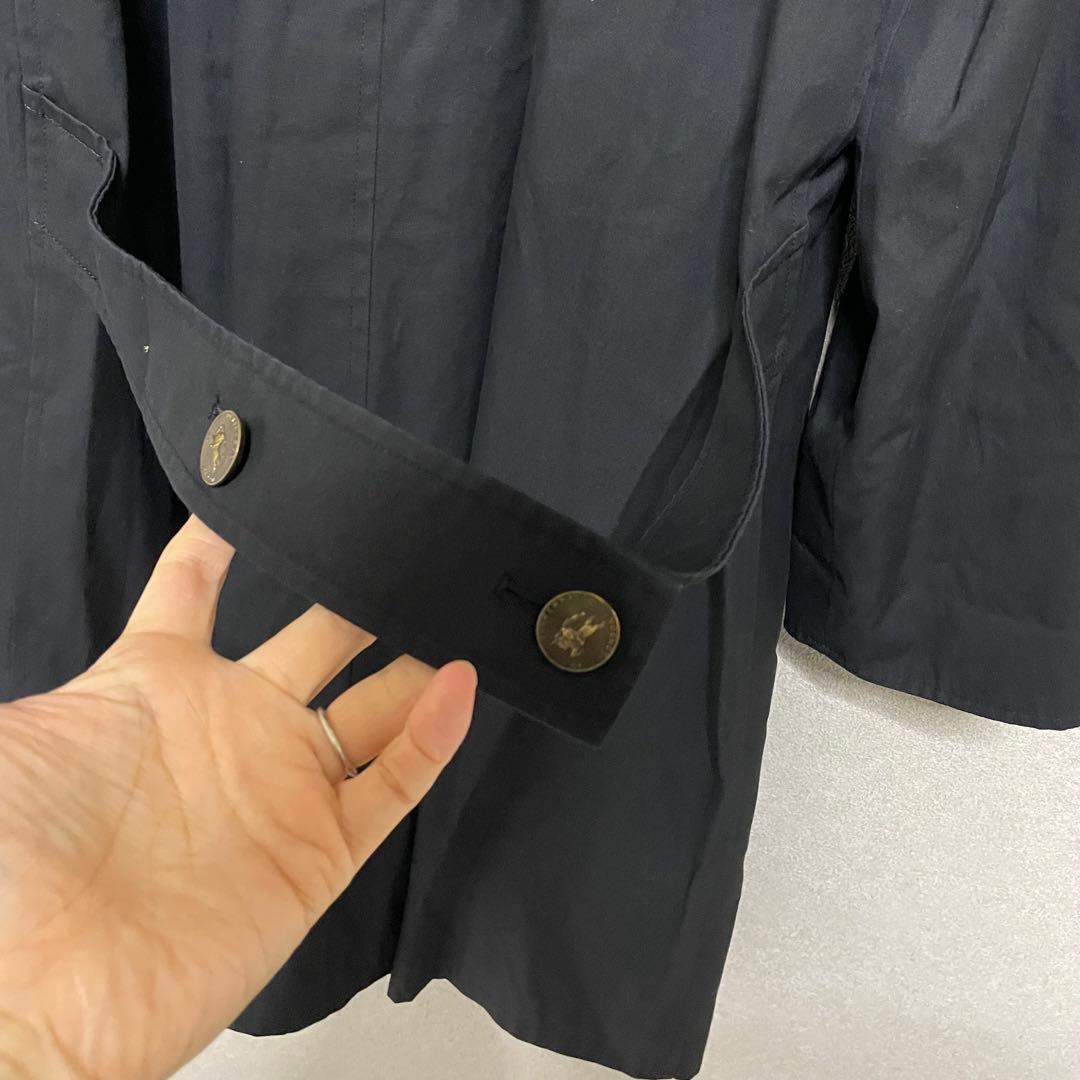 希少　一枚袖　金タグ　バーバリー コート ノバチェック ブラック　ベルト　美品