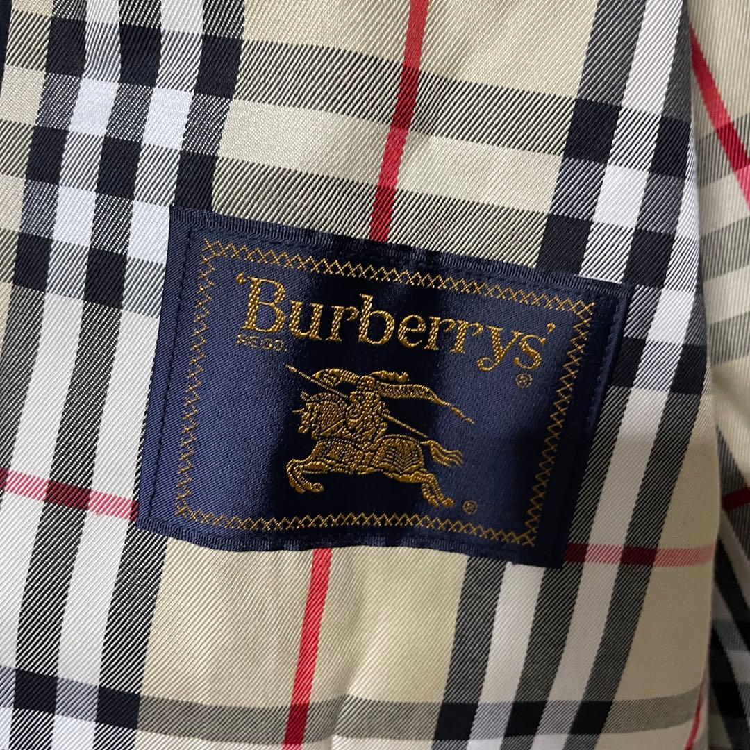 希少　一枚袖　金タグ　バーバリー コート ノバチェック ブラック　ベルト　美品