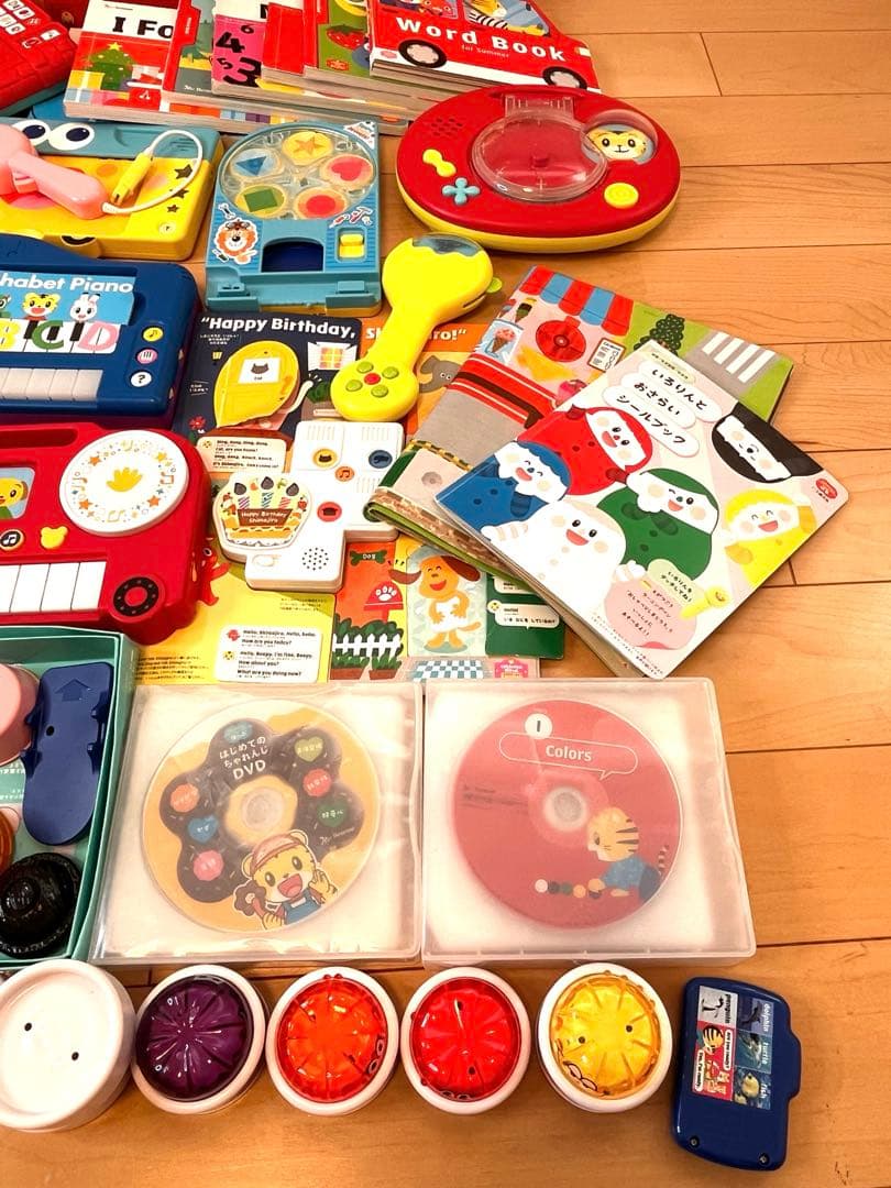 DVD付　こどもちゃれんじ　English エデュトイ　2年8ヶ月分　1〜4歳