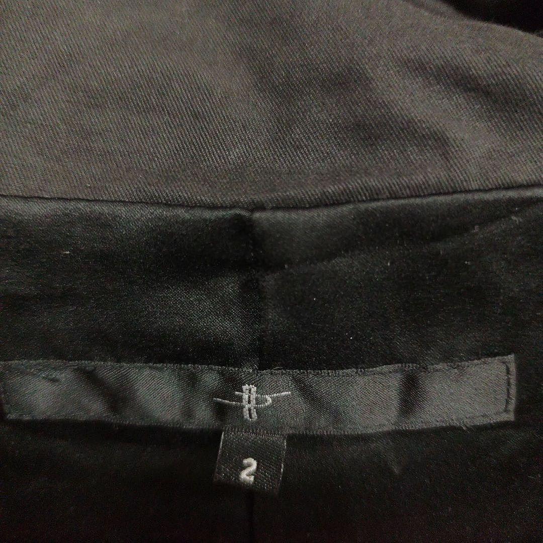 良品　ノーアイディー　レザースエード　フーデッドジャケット