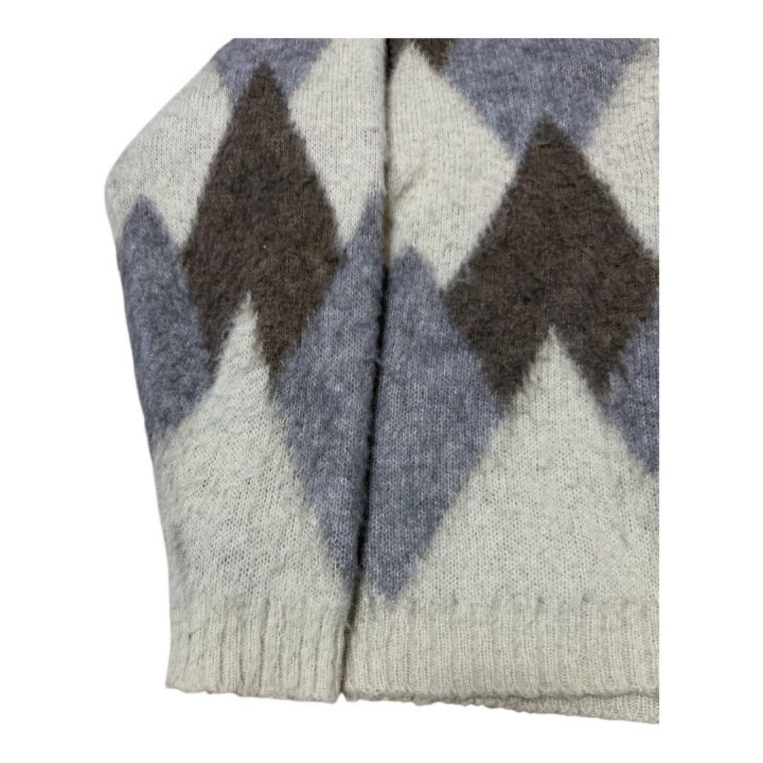 finders keepers after math アーガイル柄　カーディガン