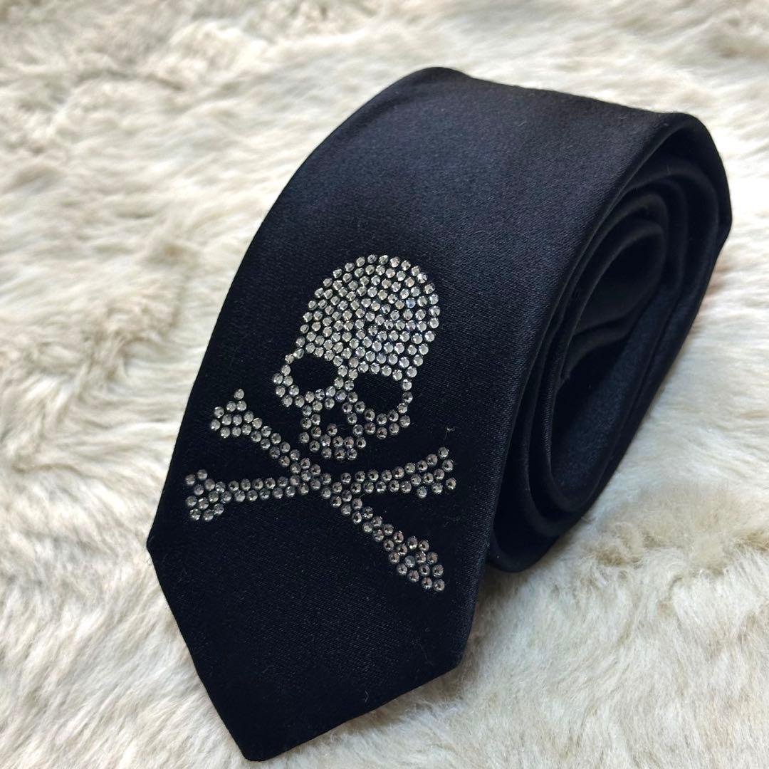 未使用に近い　マスターマインド　ナロータイ　スワロフスキー　スカル　日本製