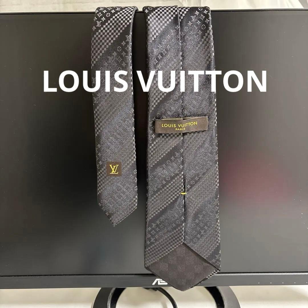 ⭐︎30日までのり⭐︎ LOUIS VUITTONチェックネクタイ