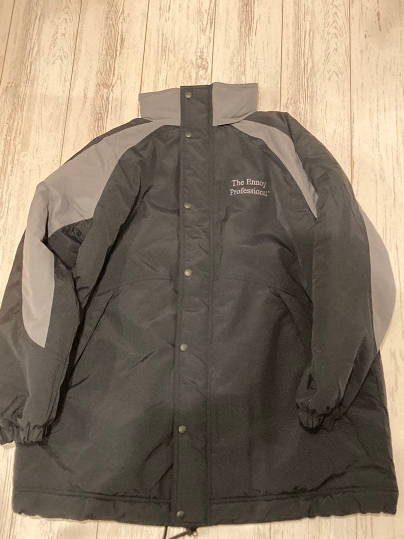 ｙ*ｅ様 ENNOY PADDED NYLON BENCH COAT BLACK