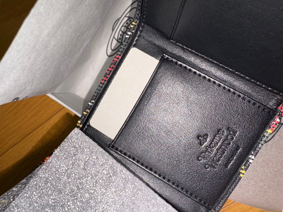Vivienne Westwood 三つ折り財布 チェック柄
