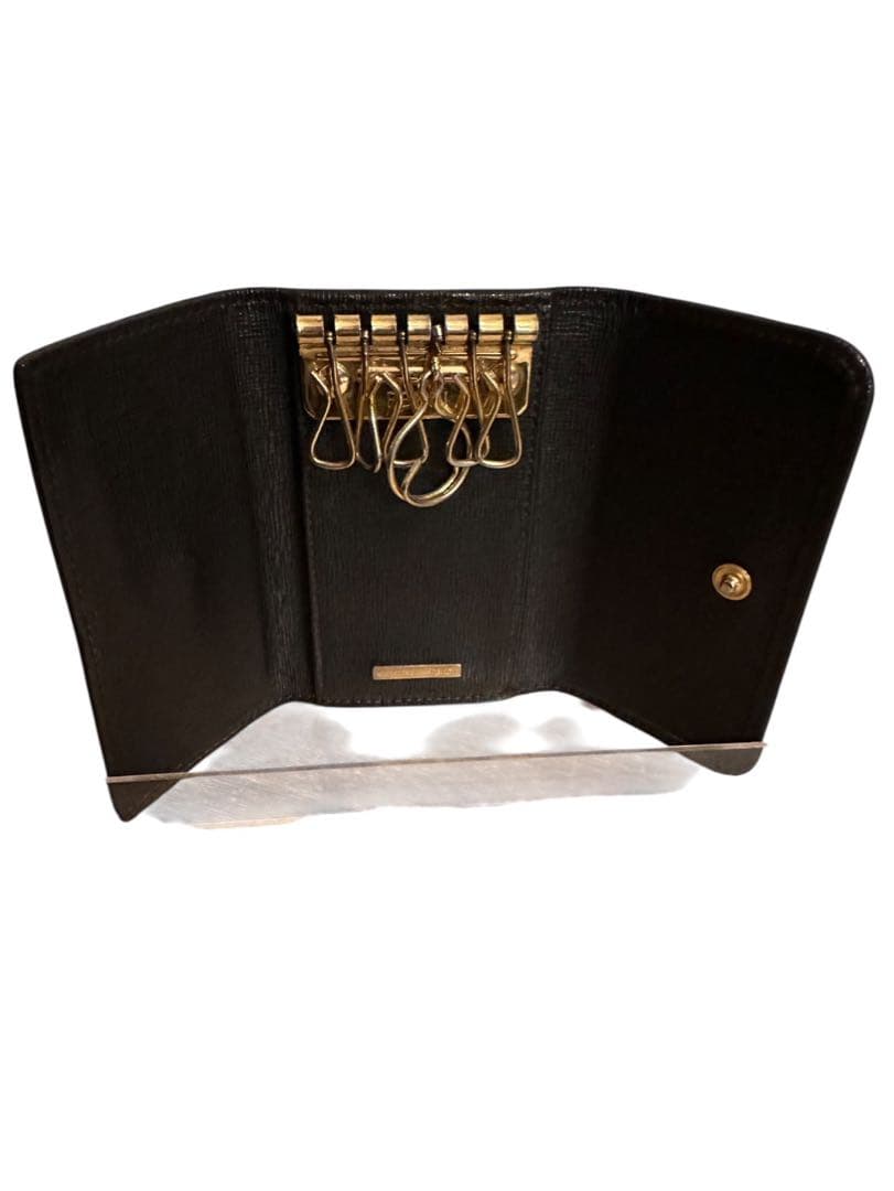 『美品』FENDI ブラックキャンバスキーケース箱付き