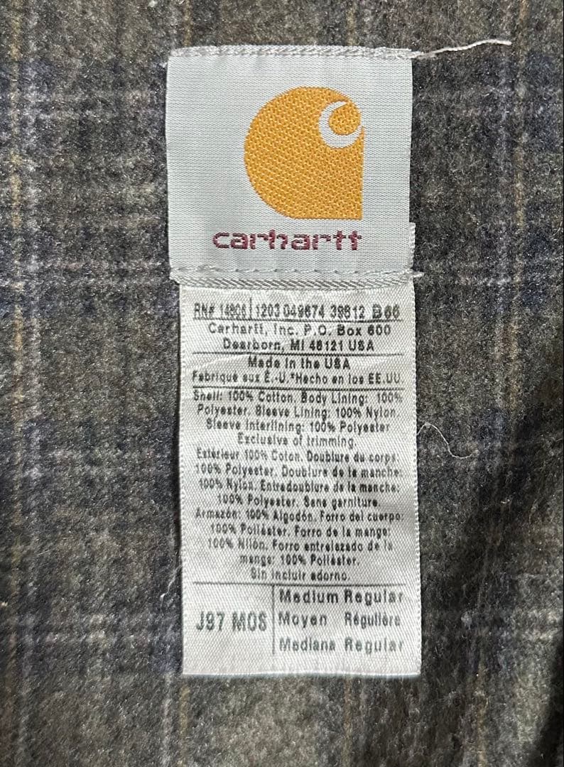Carhartt カーハート デトロイトジャケット J97 MOS