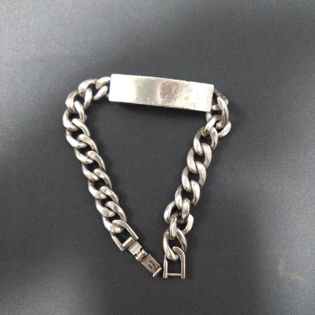 　プレートチェーン　925Sブレスレット
