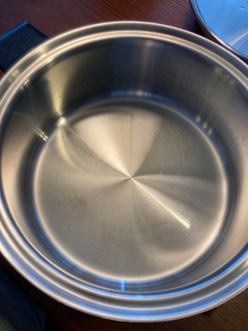 アメリカ製 NewEra ステンレス多層鍋　フライパン３点セット　30㎝　無水鍋