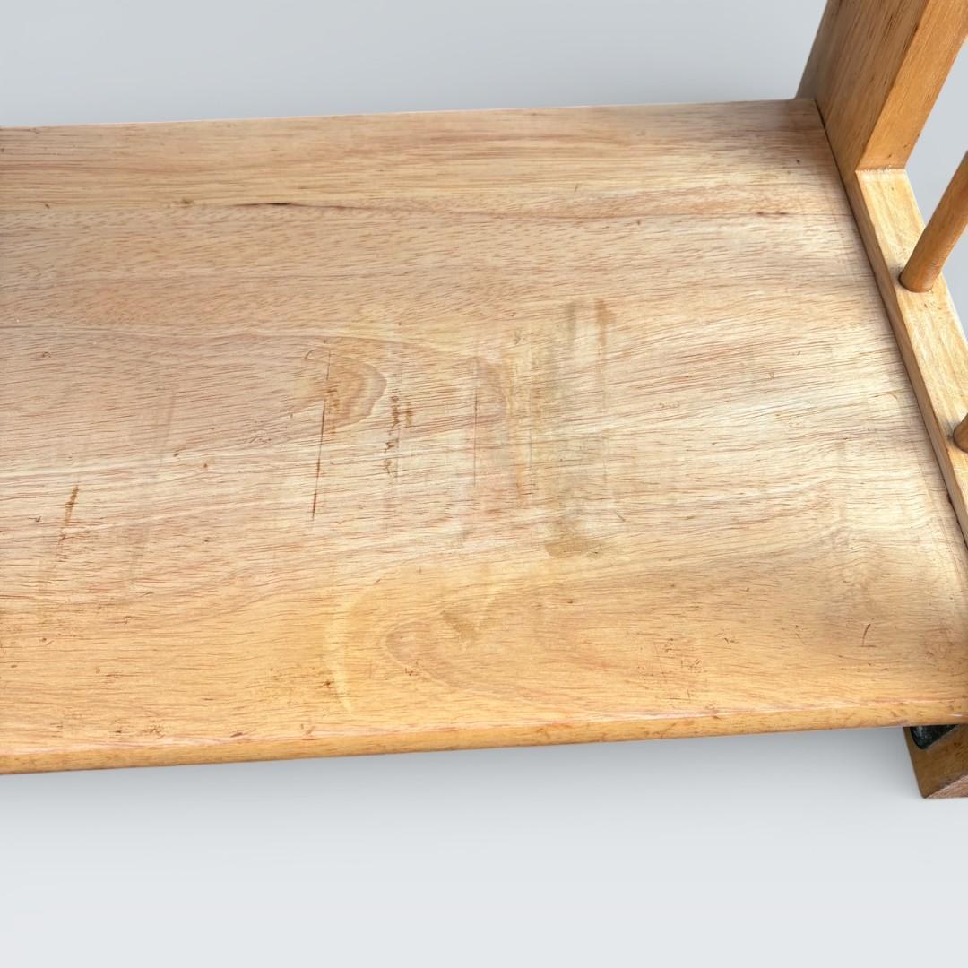 【最終価格】北欧風 天然木 折りたたみ ウッドラック 3段 シェルフ キャンプ