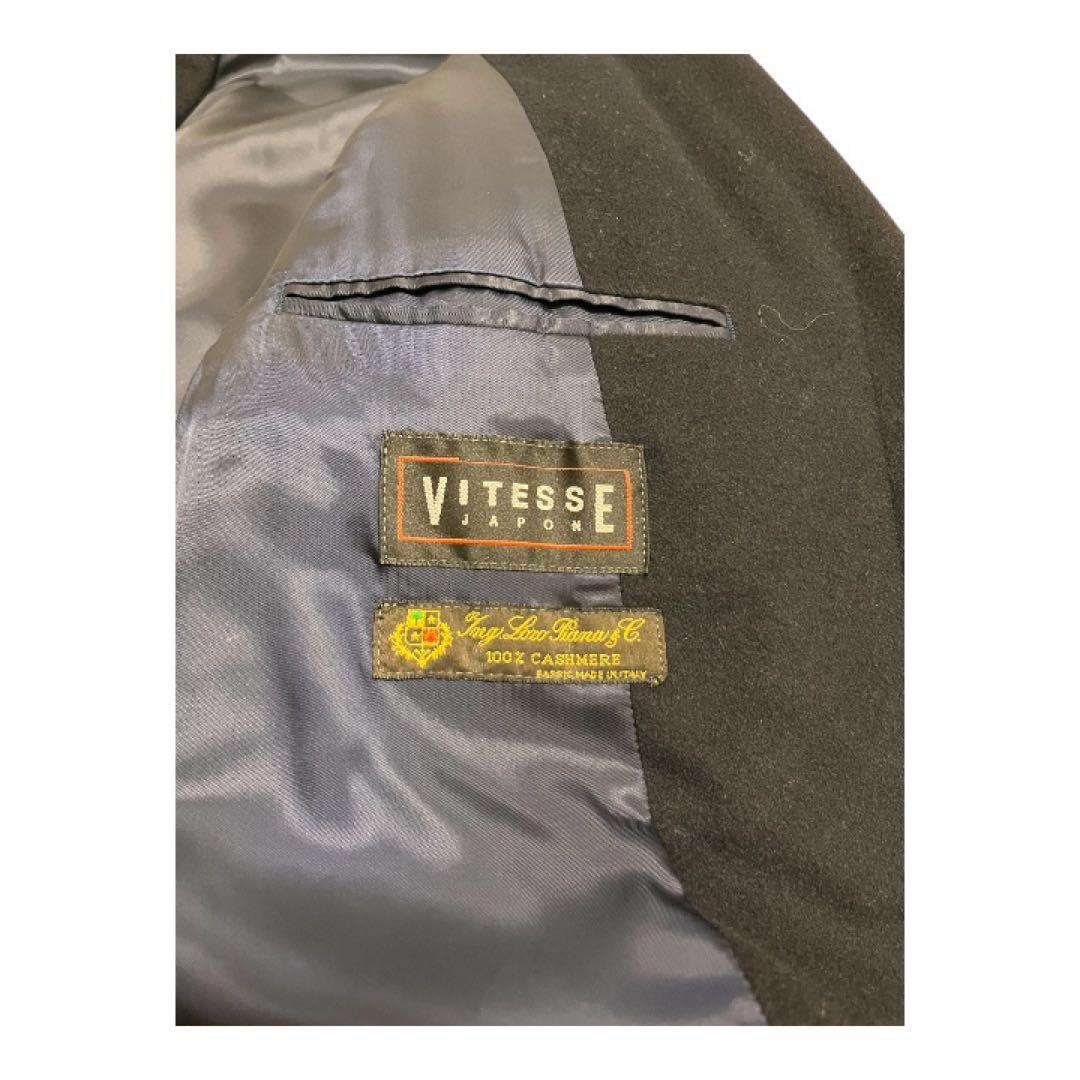 極美品【ロロピアーナ×カシミヤ100%】 比翼 チェスターコート M~L相当