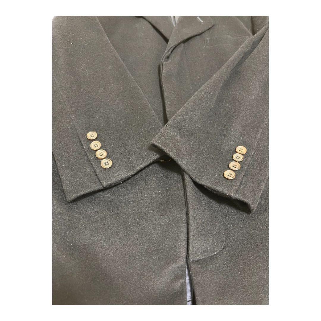 極美品【ロロピアーナ×カシミヤ100%】 比翼 チェスターコート M~L相当