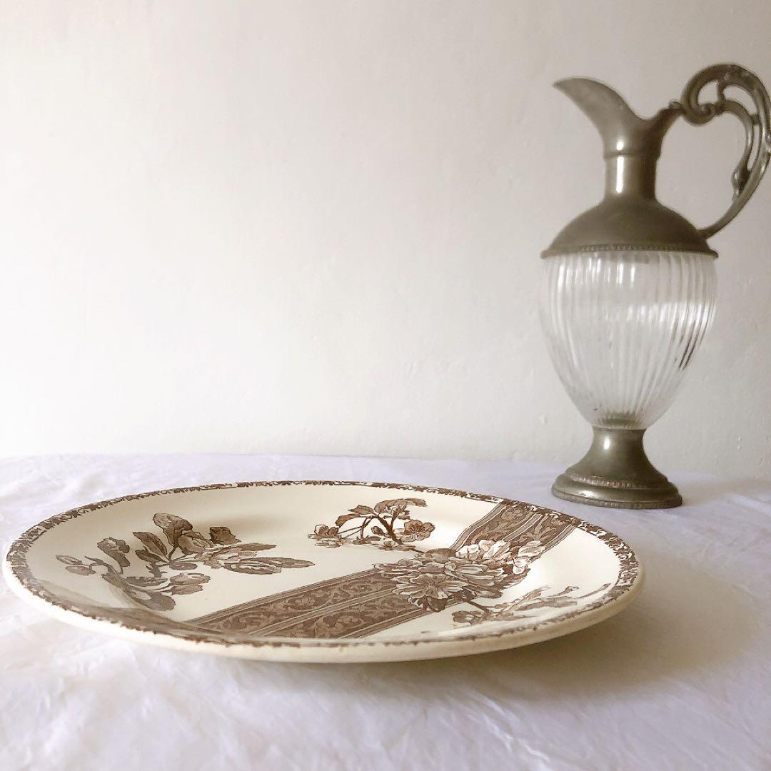 グランデポ　エミールブルジョワ　ディナープレート E フランスアンティーク食器