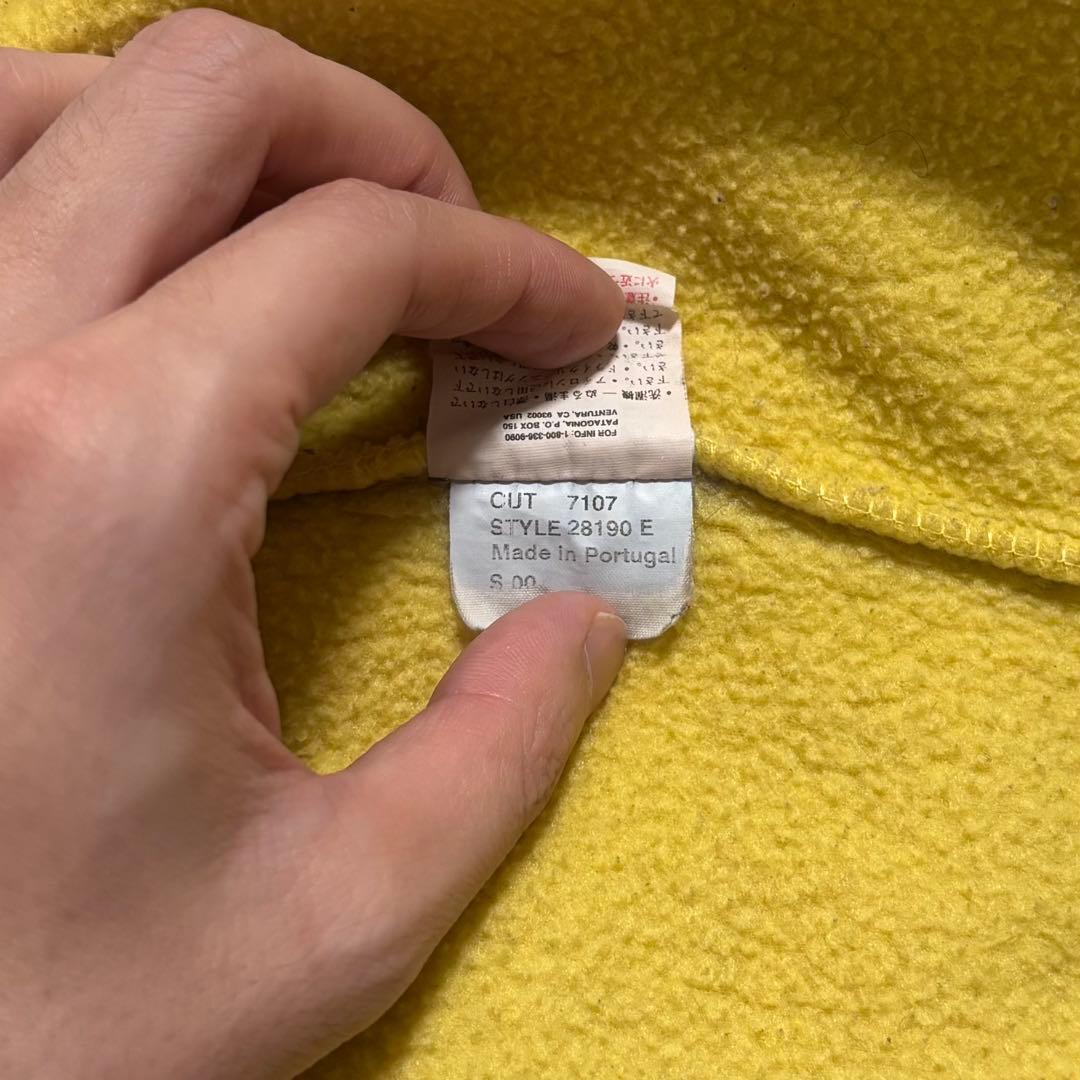 初期 80s Patagonia パタゴニア イエロー シンチラ スナップT