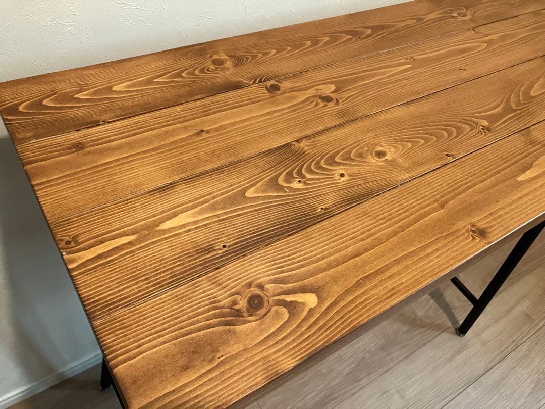 カウンターテーブル◆CD-96◆バーテーブル/ハイテーブル◆メタル+天然木◆美品