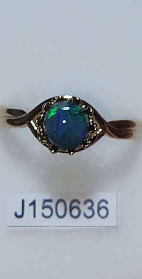 あんしん鑑定付　極ネオン　ライトニングリッジ産ブラックオパール 24Kgp