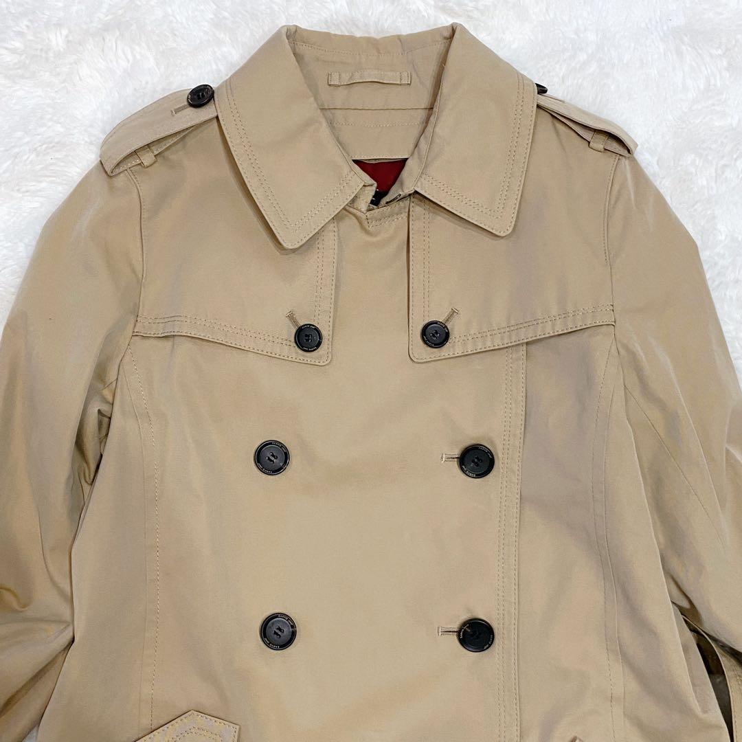 【EDDY様】サンヨー 100年コート ダブルトレンチコート ショート 40