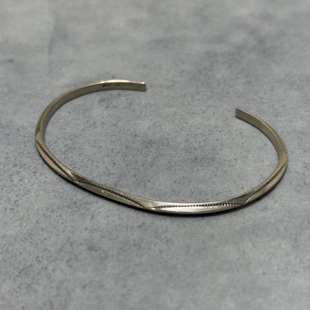 sterling tahe スターリングタホ バングル インディアンジュエリー